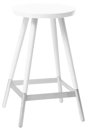 White Tupp Stool by Storängen Design