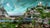 Under the Moon by Mariska Karto | Hyperphotocollage on metal landscape with buildings and nature For Sale
