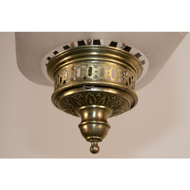 Antique French Glass Lantern from Cristalleries De Baccarat, 1890 For Sale - Image 5 of 11