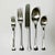 Dansk 1986 Vintage Danish Boho Chic Dansk Thistle Stainless Steel Flatware, 8 Place Setting - 42 Total Pieces For Sale - Image 4 of 14