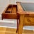 Antique French Louis XV Style Tulipwood Marquetry Writing Table or Side Table With Leather Top For Sale - Image 12 of 18