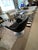 Vintage Danish Bolia Black Leather Swivel Club Chairs For Sale - Image 14 of 14