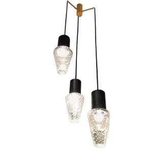 Murano Glass Ceiling Light attributed to Gino Sarfatti for Seguso For Sale