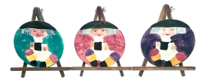C. 1920s Staffordshire Style Shorter & Son Ltd Toby Porcelain Decorative Plates - Set of 3