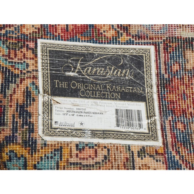 Karastan Multicolor Palatial Approx. 12x16 Oriental Rug For Sale - Image 13 of 13