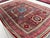 8' X 11'4" Red Mamluk Geometric Wool Rug For Sale - Image 4 of 15