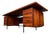 Brazilian Modern Six-Drawer Rosewood & Iron Desk by Geraldo De Barros, Brazil, 1950s For Sale