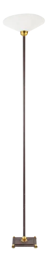 Slim Modernist Iron Torchiere Floor Lamp