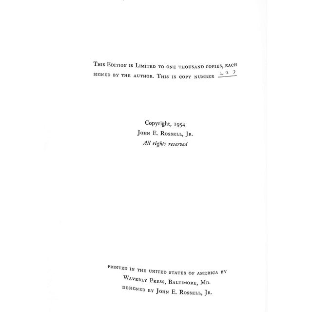 White "History of the Maryland Hunt Cup 1894-1954" 1954 Rossell, John (Inscribed) For Sale - Image 8 of 12