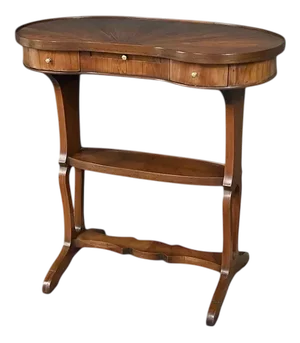 Coffee Table in Mahogany and Marquetry, 1800s