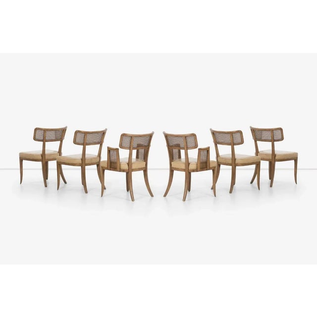 Edward Wormley for Dunbar Curved-Back Dining Chairs - Set of 6 For Sale In Chicago - Image 6 of 13