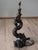 Vintage Zoomorphic Dragon Lamp in Cast Metal, 1970s For Sale - Image 14 of 18