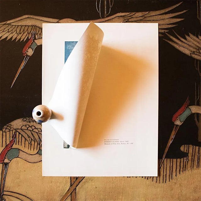 Maurice Utrillo 1950s After Maurice Utrillo "Parisian Street Scene", First Edition Full-Color Print For Sale - Image 4 of 8