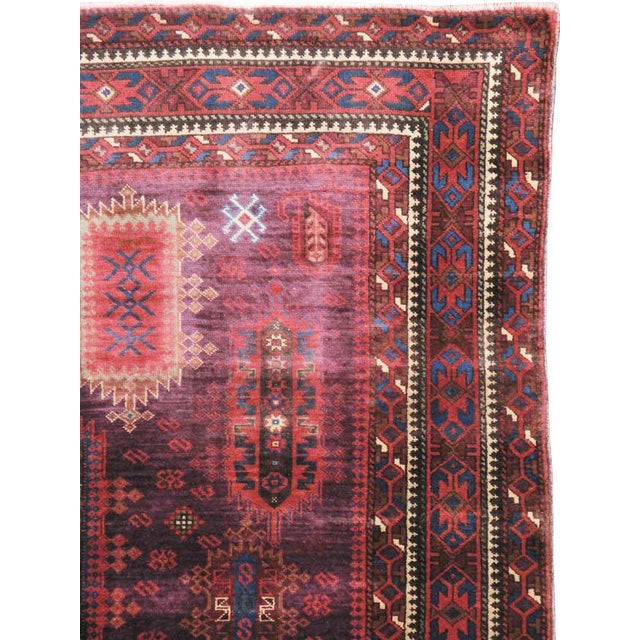 Galerie Shabab Collection Antique Indian Agra Rug Accent Rug For Sale - Image 4 of 10