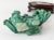 Green Chinese Carved Malachite Stone Foo Dog With Bats For Sale - Image 8 of 11