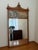 1920s Pecan Fruitwood French Provincial Wall Mirror With Watercolor Painting For Sale - Image 9 of 9