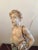 Early 20th Century Antique Early 20th Century Mounted Painted Metal Boy Figure Lamp For Sale - Image 5 of 12