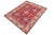 Rustic Southwestern Kazak Red/Beige Wool Rug - 5'8''x7'9'' For Sale - Image 3 of 10