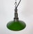 Metal Industrial Green Enamel Military Pendant Lamp with Cast Aluminium Top, 1960s For Sale - Image 7 of 18