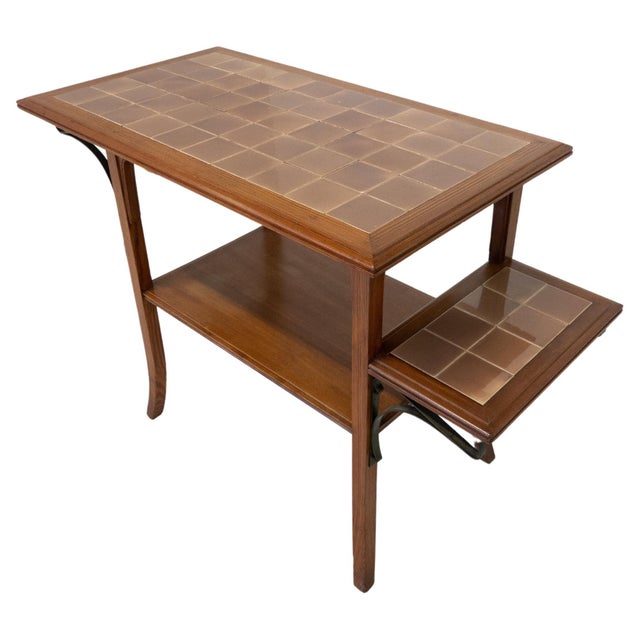 Art Nouveau Victor Horta Side Table, 1900s For Sale - Image 10 of 10