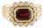 Garnet Wedding Engagement Ring | Garnet & Cz Bridal Promise Ring | 925 Silver Gemstone Ring Us 7 For Sale