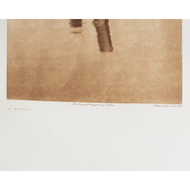 Realism After Edward Curtis “At Nootka” Photogravure Restrike John Andrew & Son For Sale - Image 3 of 8