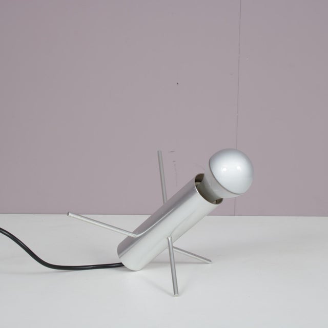 Gray Vintage Dutch Krekel Table Lamp by Otto Wasch for Raak, 1960s For Sale - Image 8 of 18