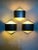 Beautiful, sculptural wall lights by designer Dieter Witte. Staff Leuchten, Germany, was the manufacturer of these smooth...