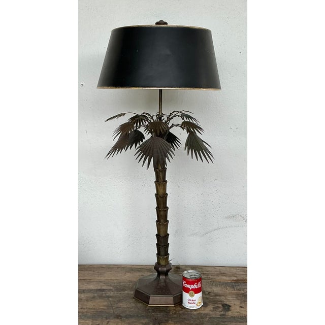Mid 20th Century Vintage Chapman Palm Lamp For Sale - Image 5 of 12