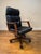 Mid-Century Scandinavian Modern Leather and Teak Swivel Chair, Norway, 1960s-1970s For Sale - Image 12 of 18