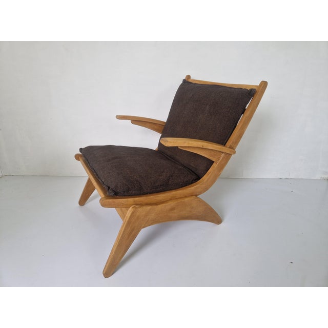 Modernist Oak Easy Chair by Jan Den Drijver, 1940s For Sale - Image 4 of 17
