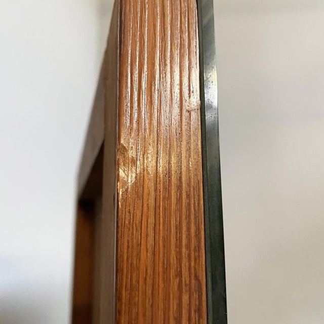 Mid-Century Modern Italian Free-Standing Mirror with Three Wooden Doors, 1960s For Sale - Image 14 of 18