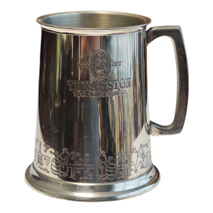 Vintage Theakston Brewers England Pewter Tankard