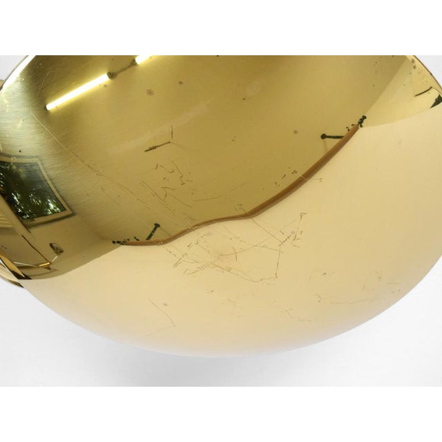 Vintage German Duan Brass Pendant Lamp by Florian Schulz, 1970s For Sale - Image 9 of 17