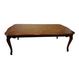 Early 21st Century Burled Wood and Parquet Dining Table by Hendrendon For Sale