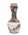 A decorative Chinese porcelain vase with a graceful baluster form, flared rim, and richly detailed hand-painted style...