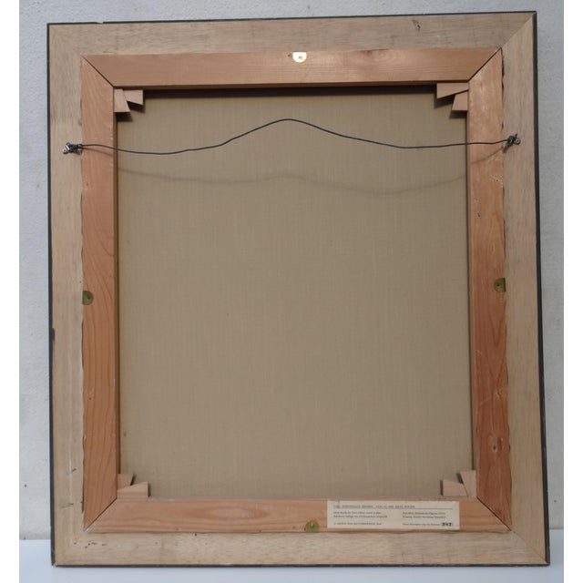 Mid-Century Modern After Joan Miro, Rhythmic Characters, 1973, Print, Framed For Sale - Image 3 of 15
