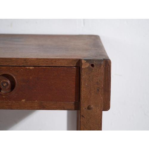 Wood Antique Japanese Tsukue Writing Desk in Wood For Sale - Image 7 of 12