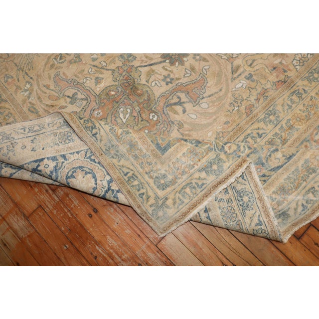 Persian Zabihi Collection Oversize Antique Persian Kerman Carpet For Sale - Image 3 of 12