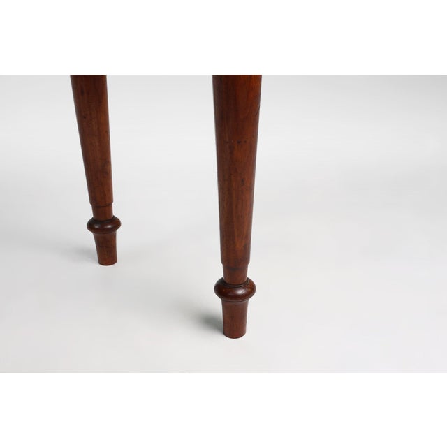 Brown 19th Century English Side Table in Full Wood For Sale - Image 8 of 11