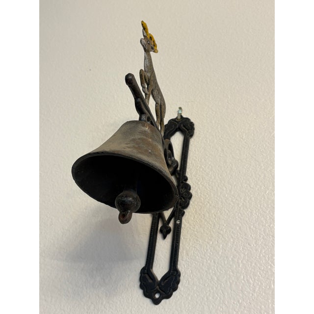 Stag Cast Iron Bell For Sale - Image 4 of 5