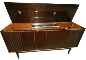 German Mobile Radio and Turntable by Grundig, 1968