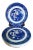 Blue Willow Transferware Plates - Set of 5 For Sale