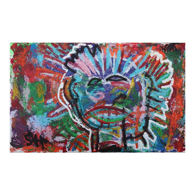 Sax Berlin Anytime Anywhere. Contemporary Neo Expressionist Painting 2010 For Sale