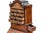 Brown Antique Salesman Sample English Walnut Secretary Bookcase For Sale - Image 8 of 18