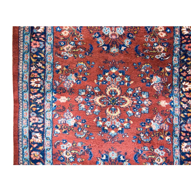 Mid-20th Century Persian Sarouk Runner For Sale - Image 9 of 15