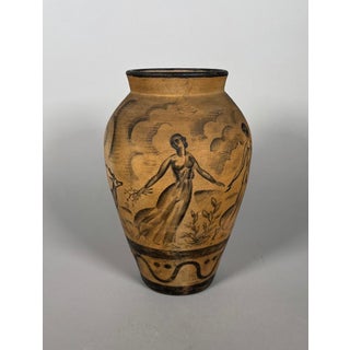 René Buthaud (1886-1986) Large ovoid vase - The Dancers For Sale