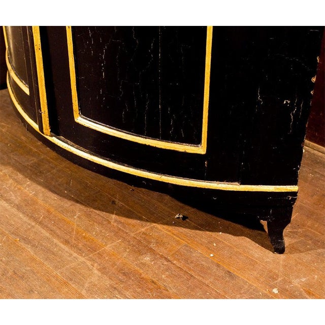 Wood Dutch Corner Clock Cabinet For Sale - Image 7 of 9