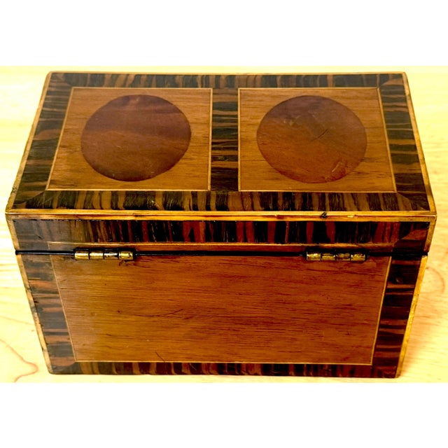 Antique Gillows Tea Caddy, Ebony & Satinwood, Circa 1795 For Sale - Image 10 of 15