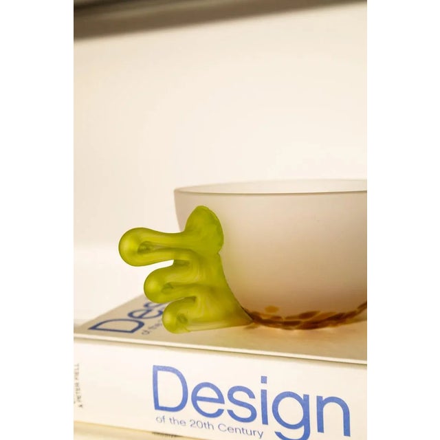 2000s ‘Chick’ Collectible Art Glass Bowl, Borowski Glass Attributed For Sale - Image 12 of 12